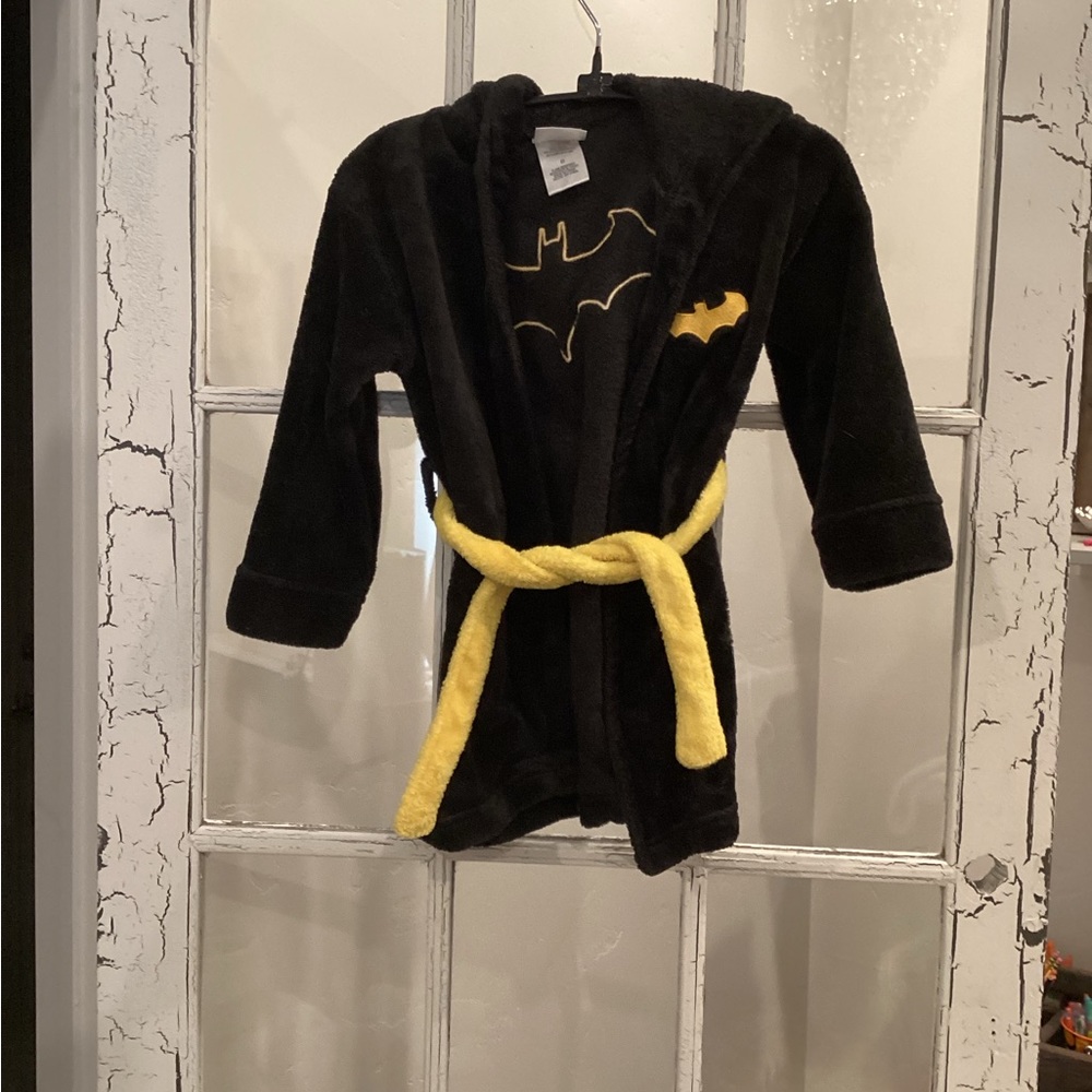 DC Comics Boys Batman Hooded Robe Size 5T